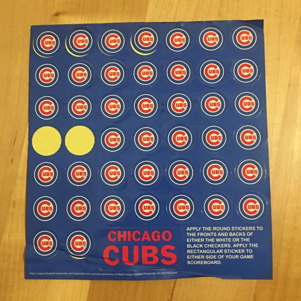 Chicago Cubs 1” Round Stickers